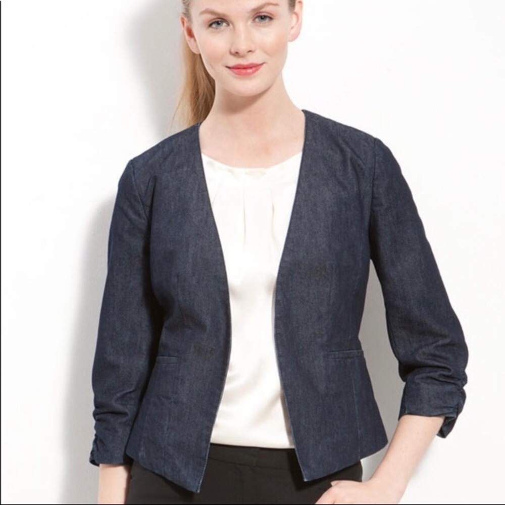 Halogen Denim Blazer